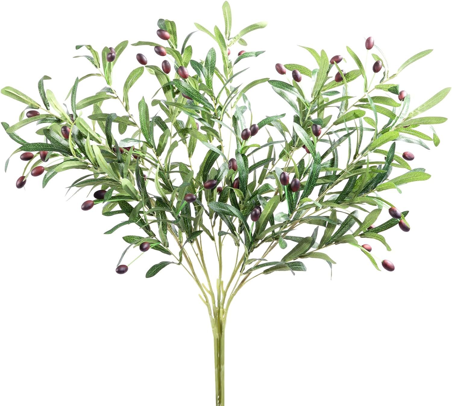 Artificial Olive Tree/Branches – Fake Plant Home Decor