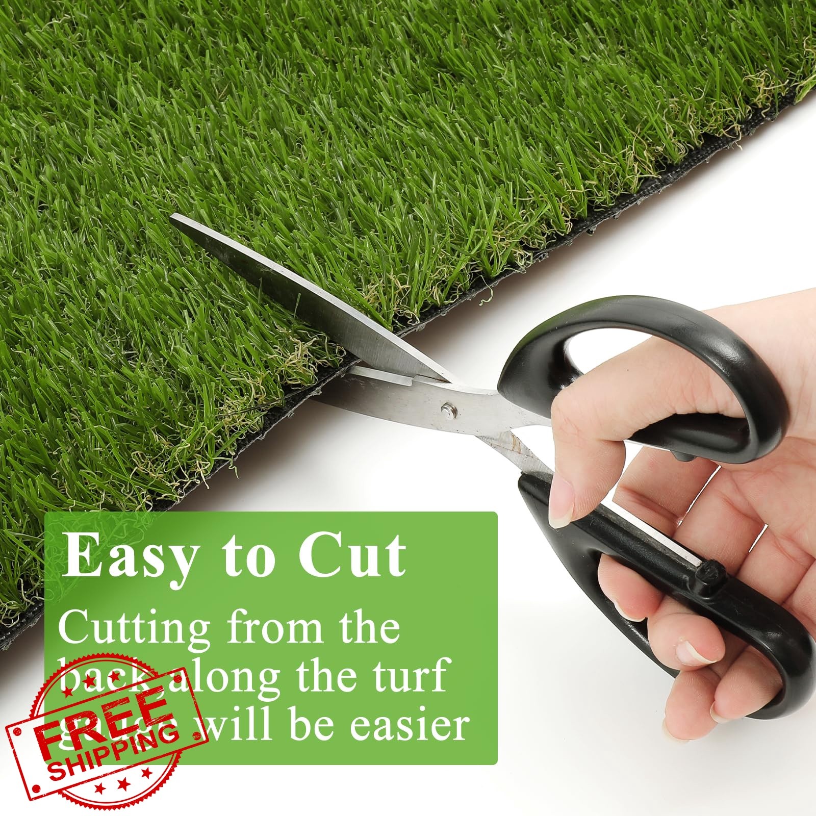 HEBE Artificial Grass 2’x6′ Green/Yellow