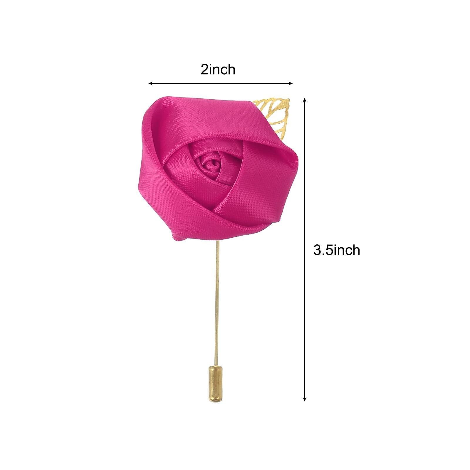 Groom Boutonnieres Rose Pins Men Wedding Ceremony Anniversary Formal Party