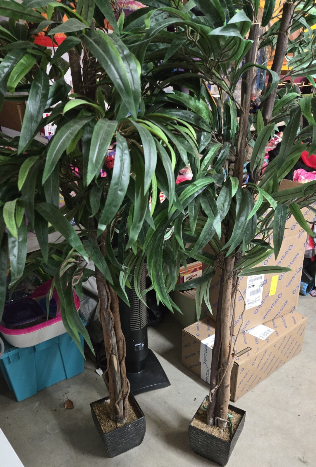faux plants potted