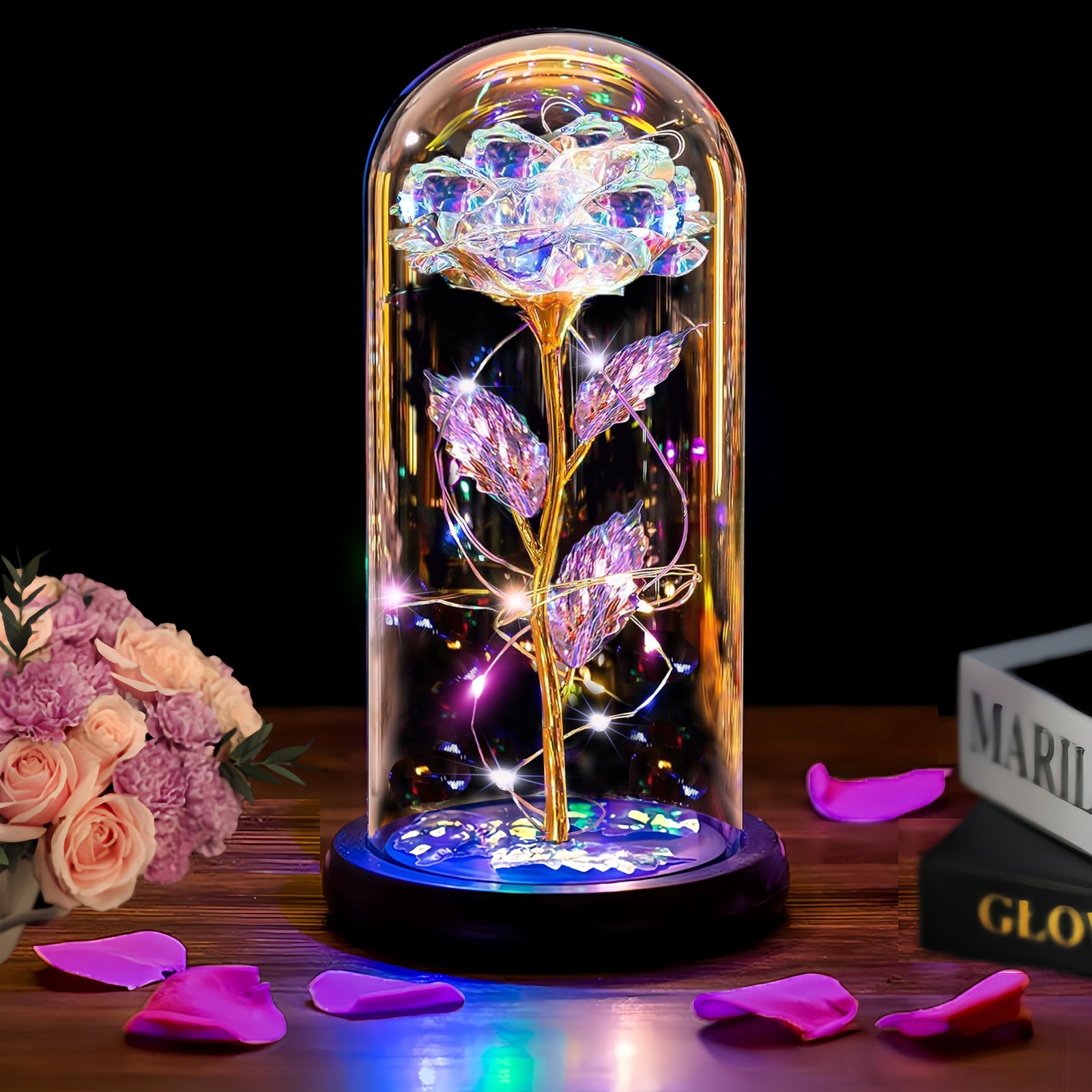 Mothers Day Rose Flowers Gifts for Mom Wife Women Grandma,Mothers Day Present…