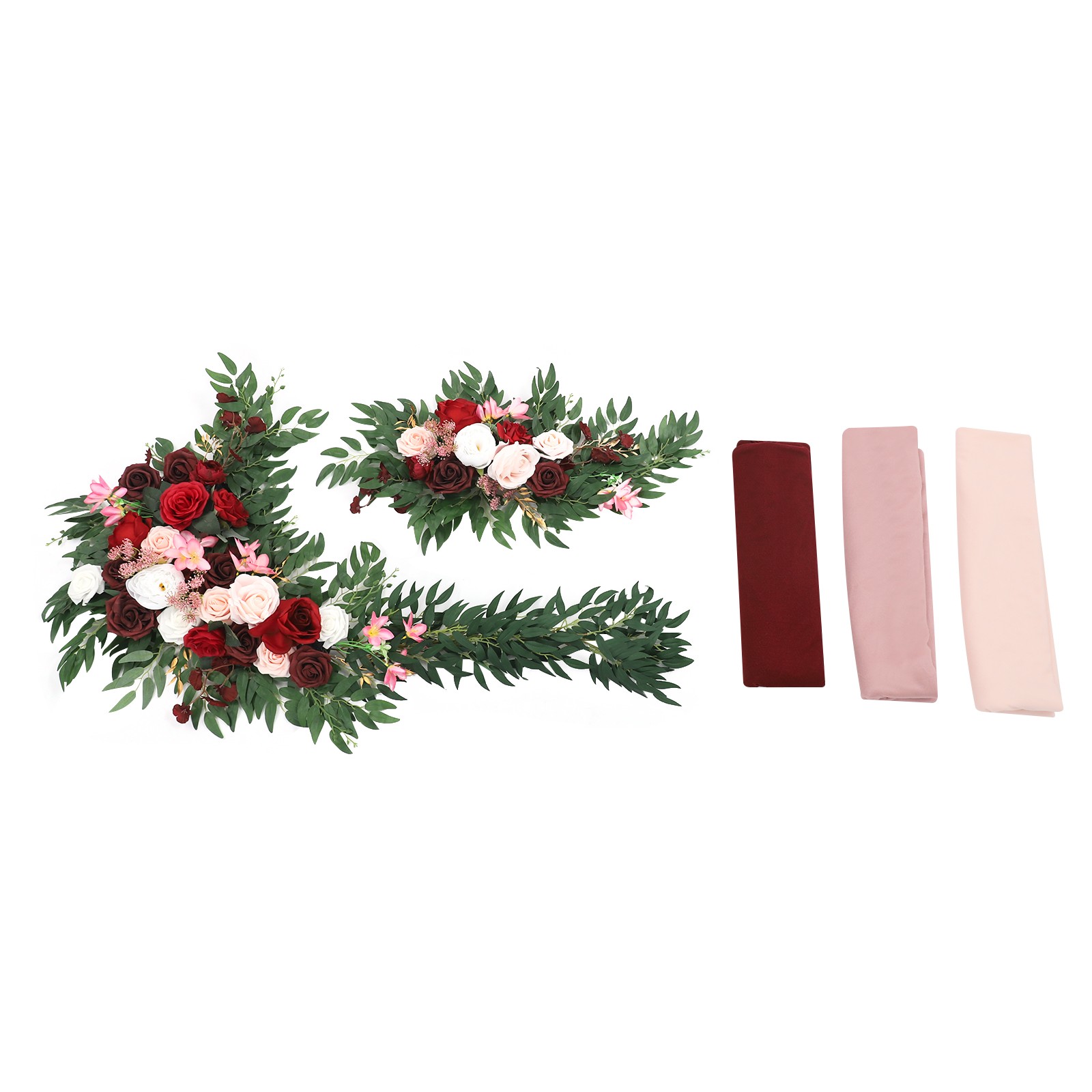 Decorative Artificial Flowers, Artificial Wedding Arch Flower Kit, Wedding Artif