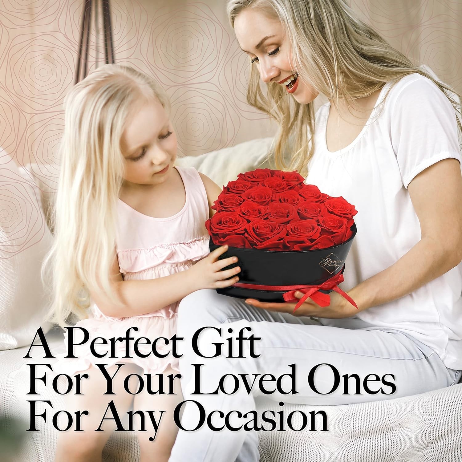 Forever Red Roses Gift Box – Timeless Preserved Flowers for Special Occasions