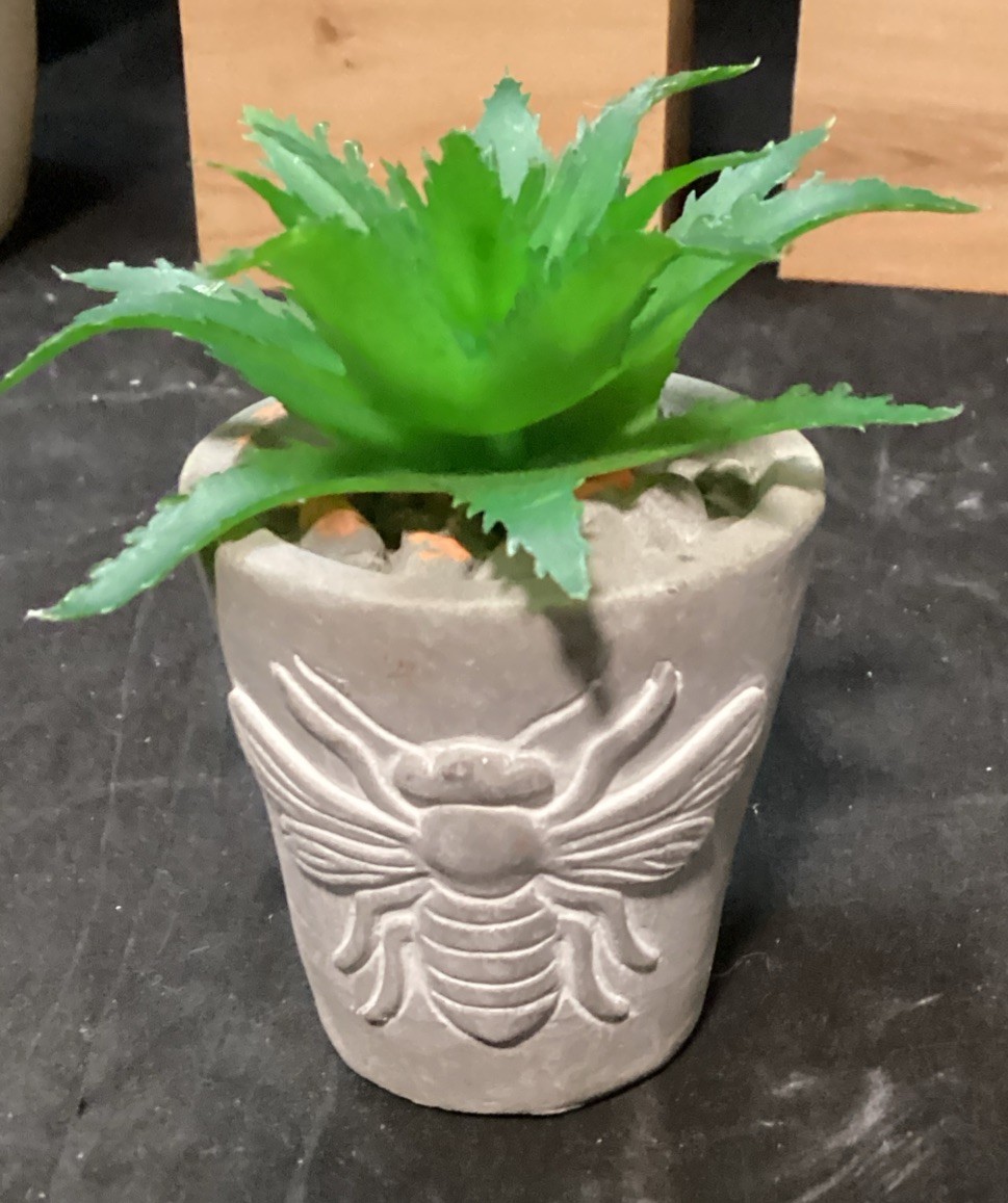 Decorative Fake Potted Succulents. New and Gently Used lot of 10 (F2)