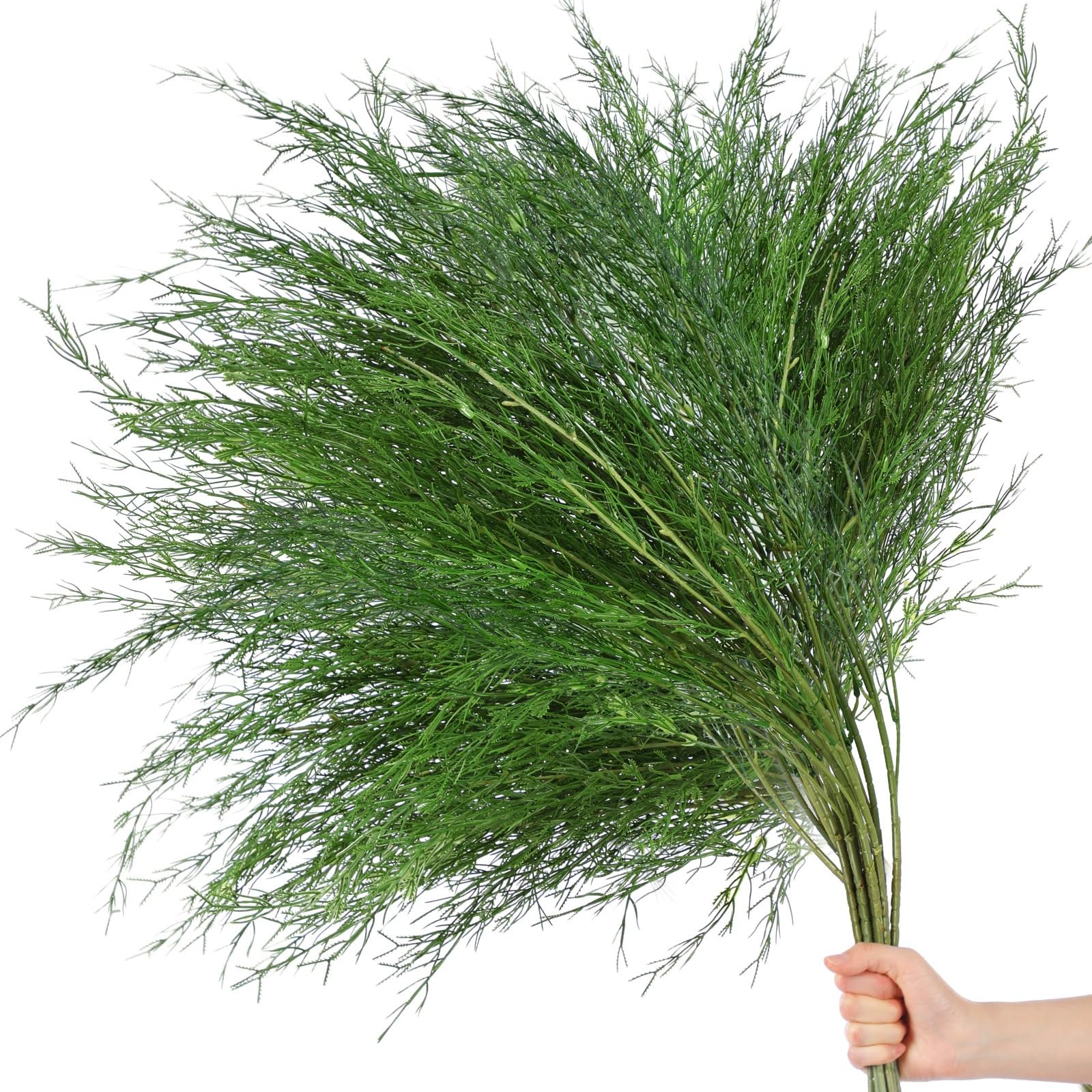 12 Pcs Artificial Asparagus Fern 24 Inch Faux Fern Garland for Wedding Arch G…