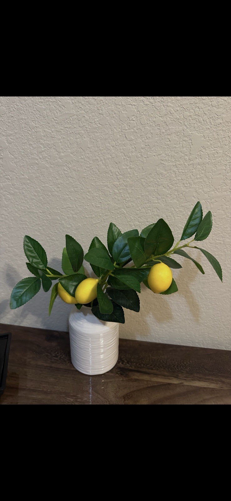 Artificial Lemon Fruit Bonsai Plant Home Decor Potted Fake Tree Ornament
