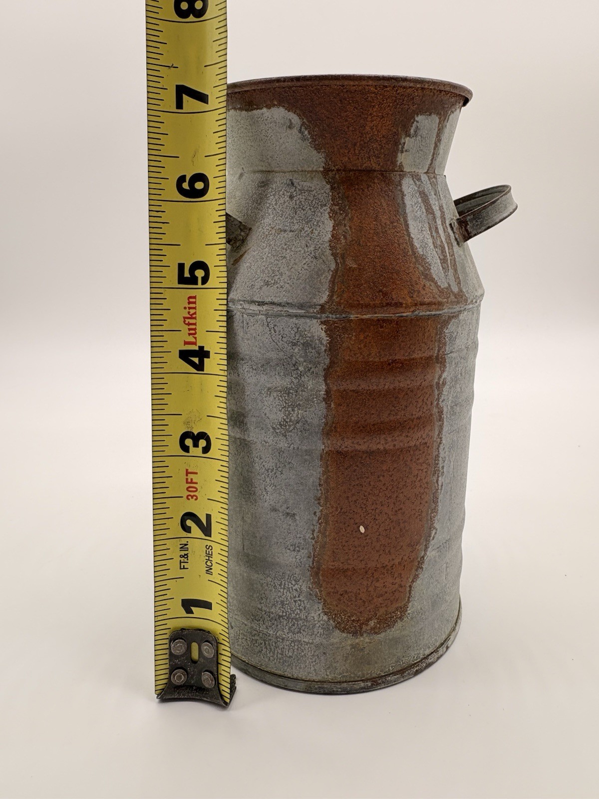 Antique Milk Jug Vintage Rustic Farmhouse Style