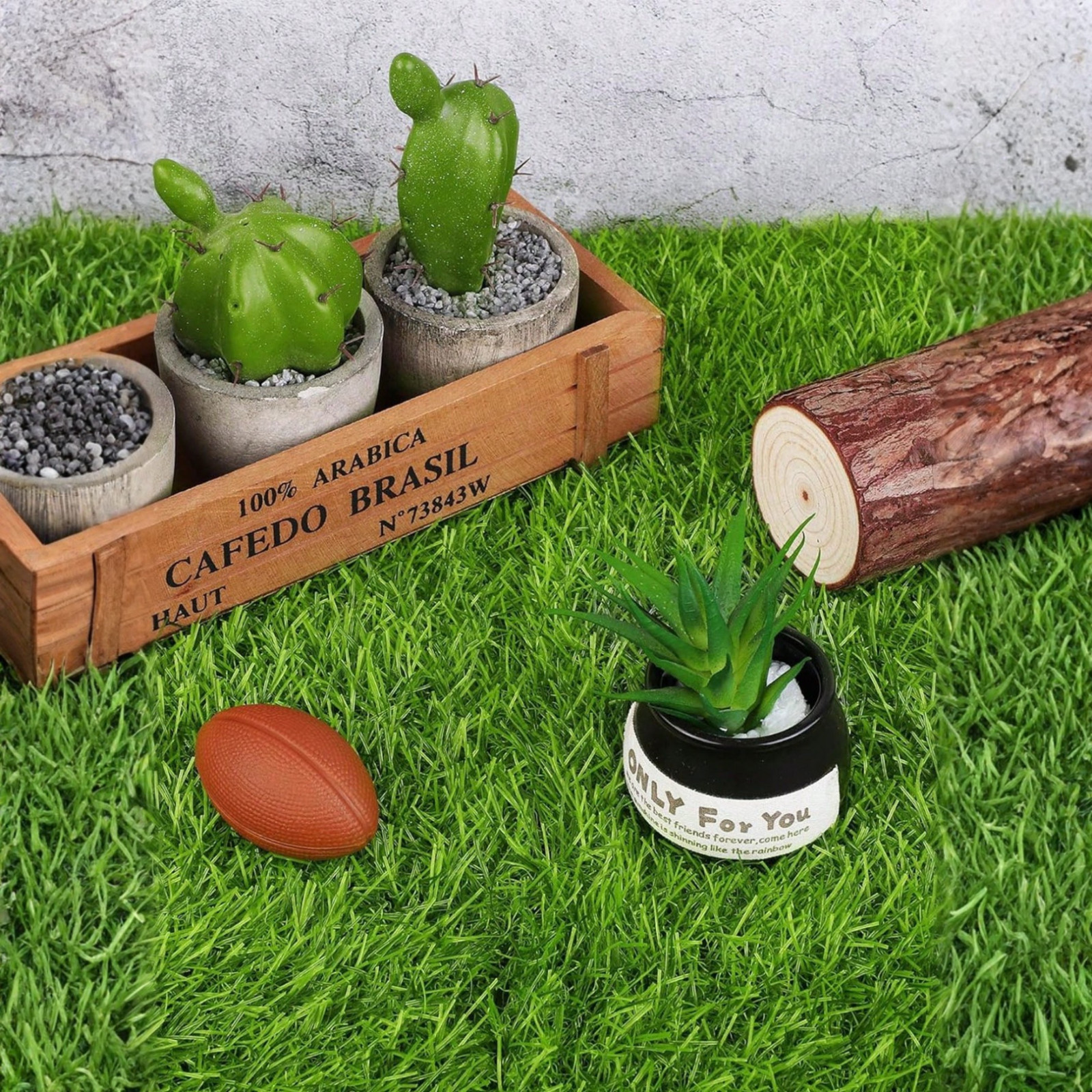 Artificial Grass Mats Wall Green Fake Grass Decor For Balcony Patio Decor Garden
