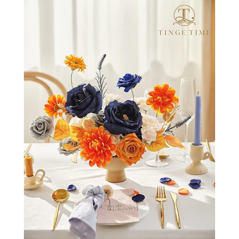 DIY Artificial Flower Box Set Bouquets Crafts Weddings Decorations Gifts New