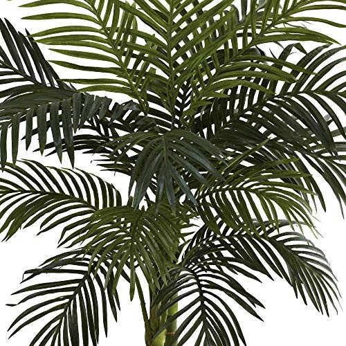 Nearly Natural 4ft Golden Cane Palm Artificial Tree Faux Tropical Plant Indoor