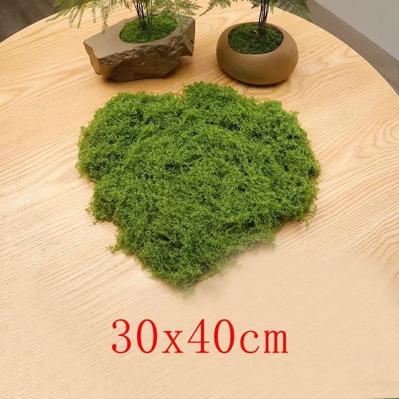 Artificial Green Moss Fake Preserved Moss DIY Craft Garden Decor Grass