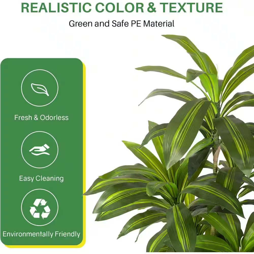 Faux Bird of Paradise Tree 1 Piece Artificial Green Indoor Tropical Plant Real T