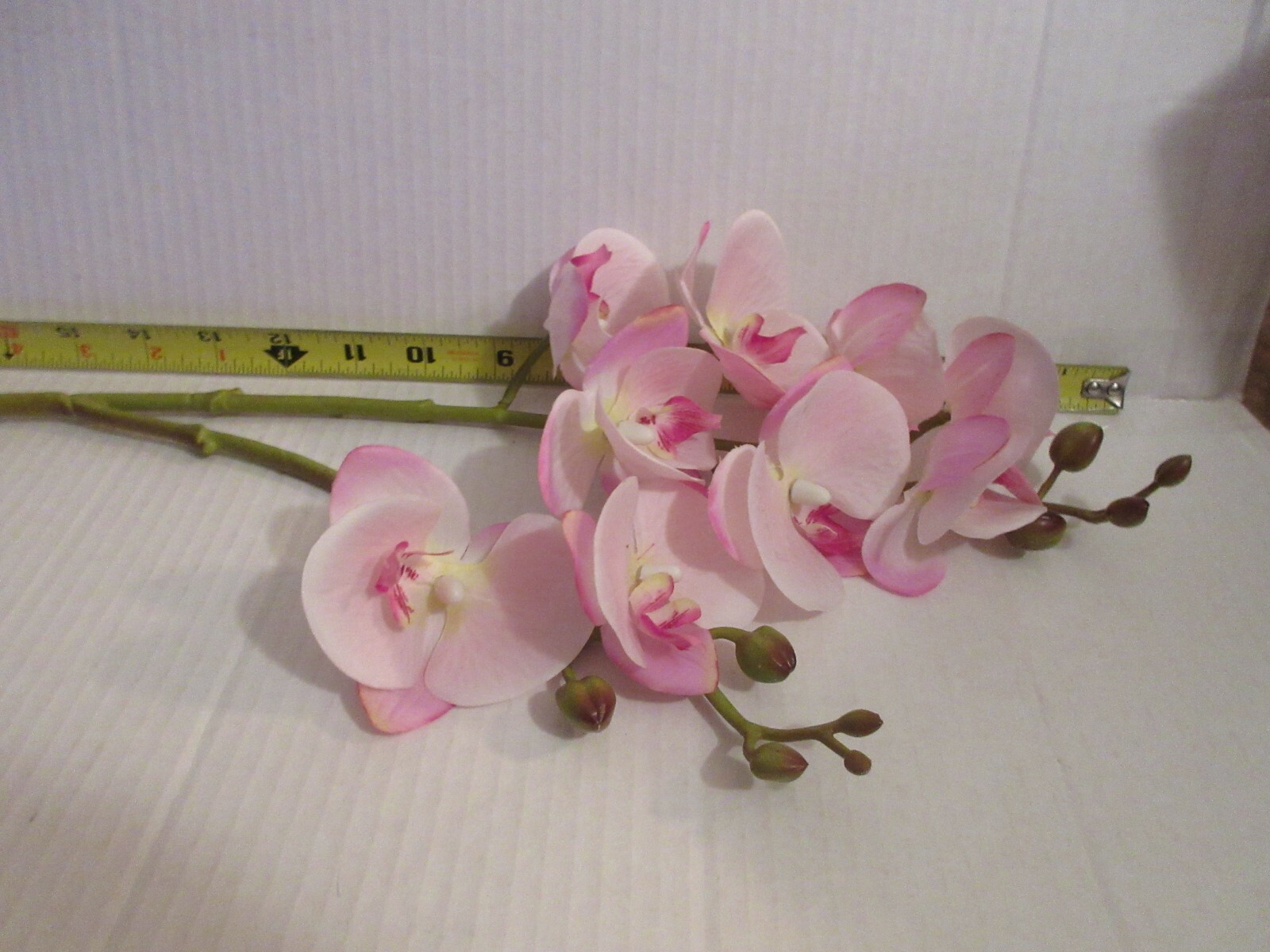 Artificial Butterfly Orchid Floral Flower Double Stem 9 Blooms Home Decor Weddin