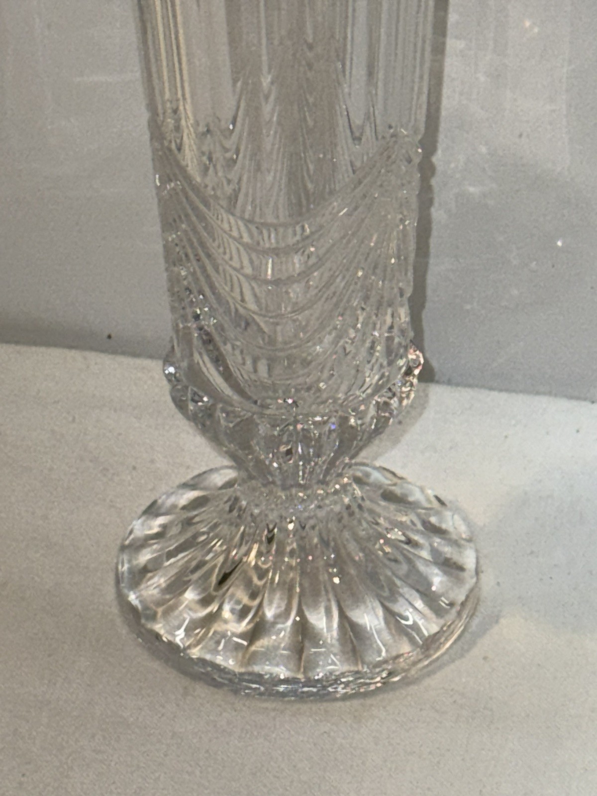 Bud Vase RCR Royal Crystal Rock 6.7 in. “Aurea” Vintage 80´s