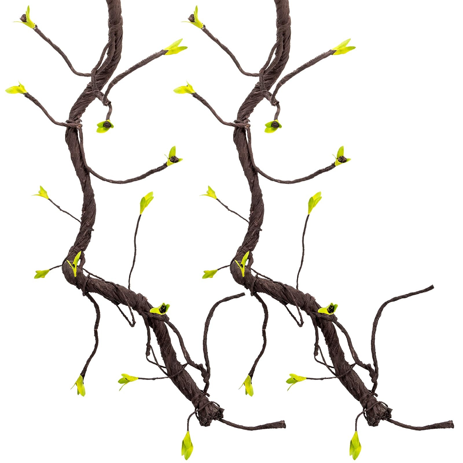 2PCS 55.1inch Bendable Thick Artificial Tree Branches Long Flexible Branch wi…