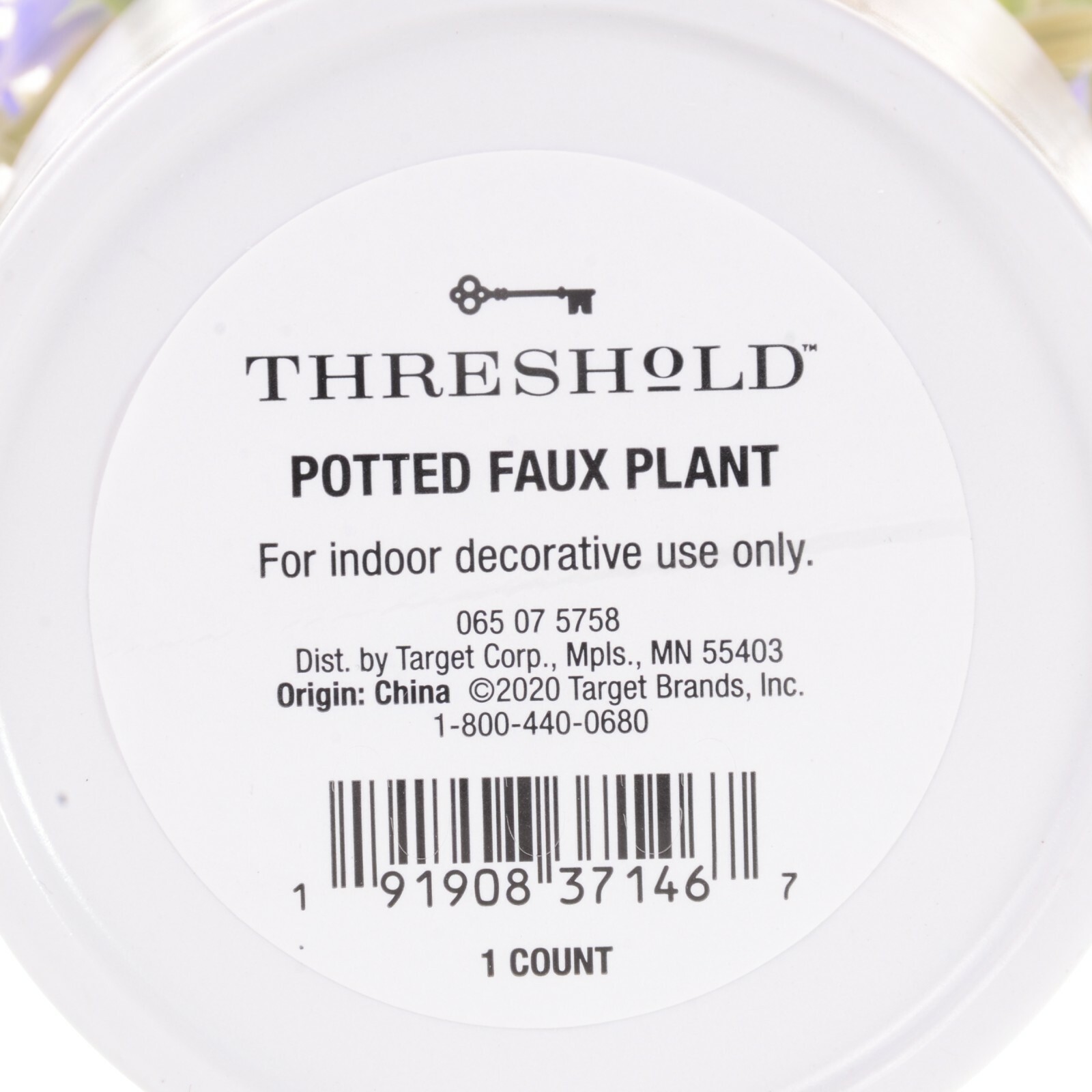 Threshold Potted Faux Plant Lavender 3-3/4″ x 10″