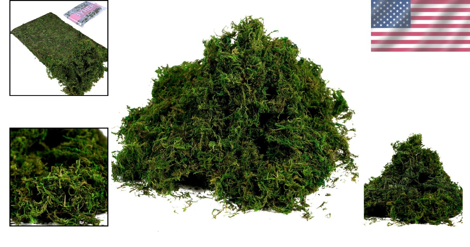Decorative 3.5oz Faux Moss – Fade-Resistant Indoor Decoration for Any Occasion