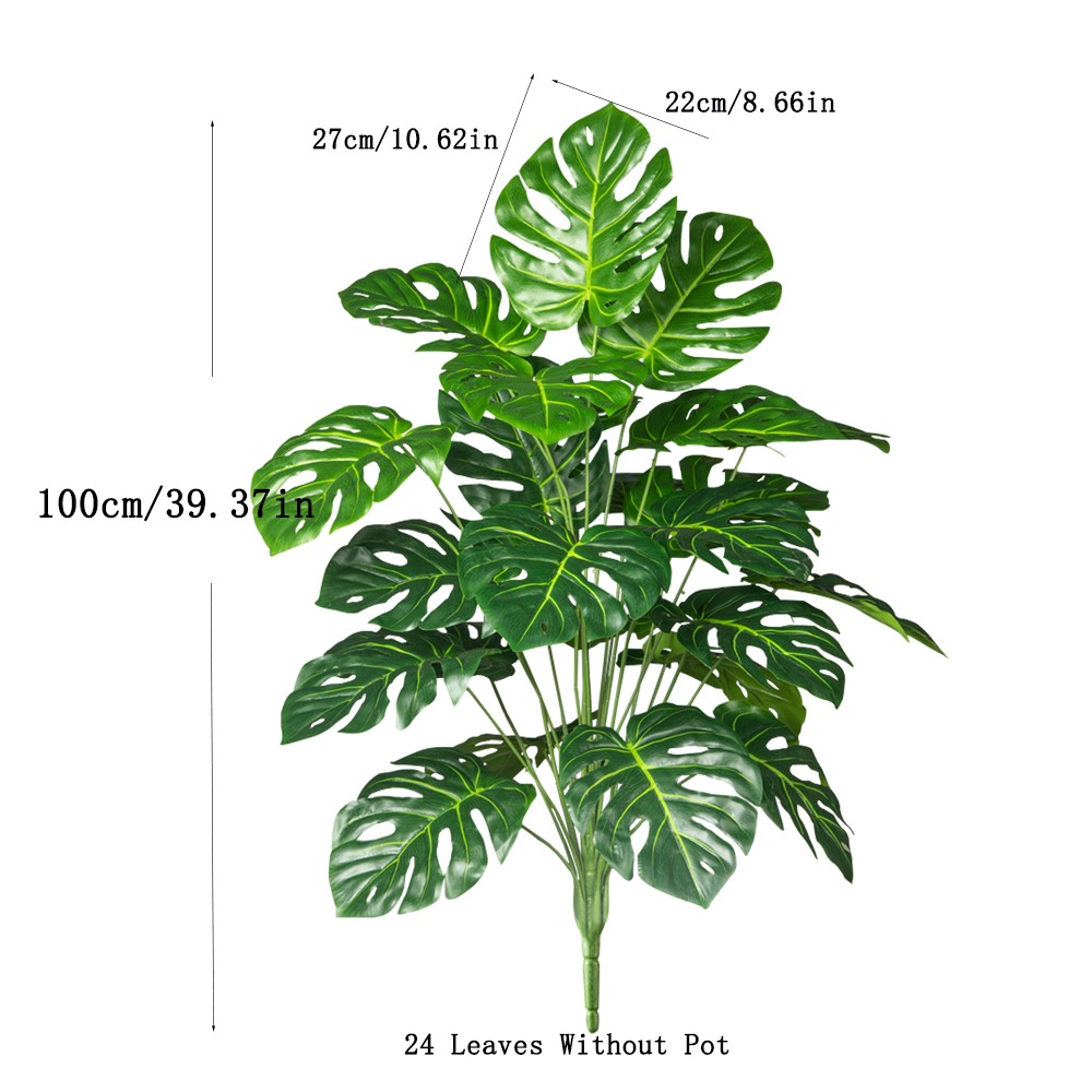 70–100cm Artificial Monstera Tree – Tropical Decor for Home/Office