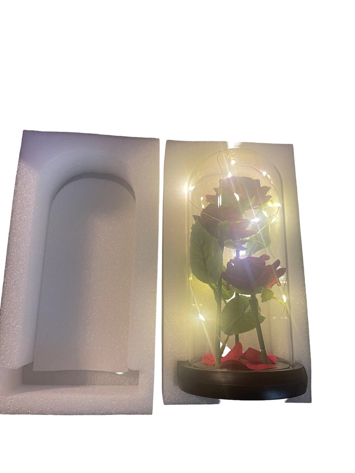 Mother’s Day gift. LED Three Rose Flowers | Artificiall