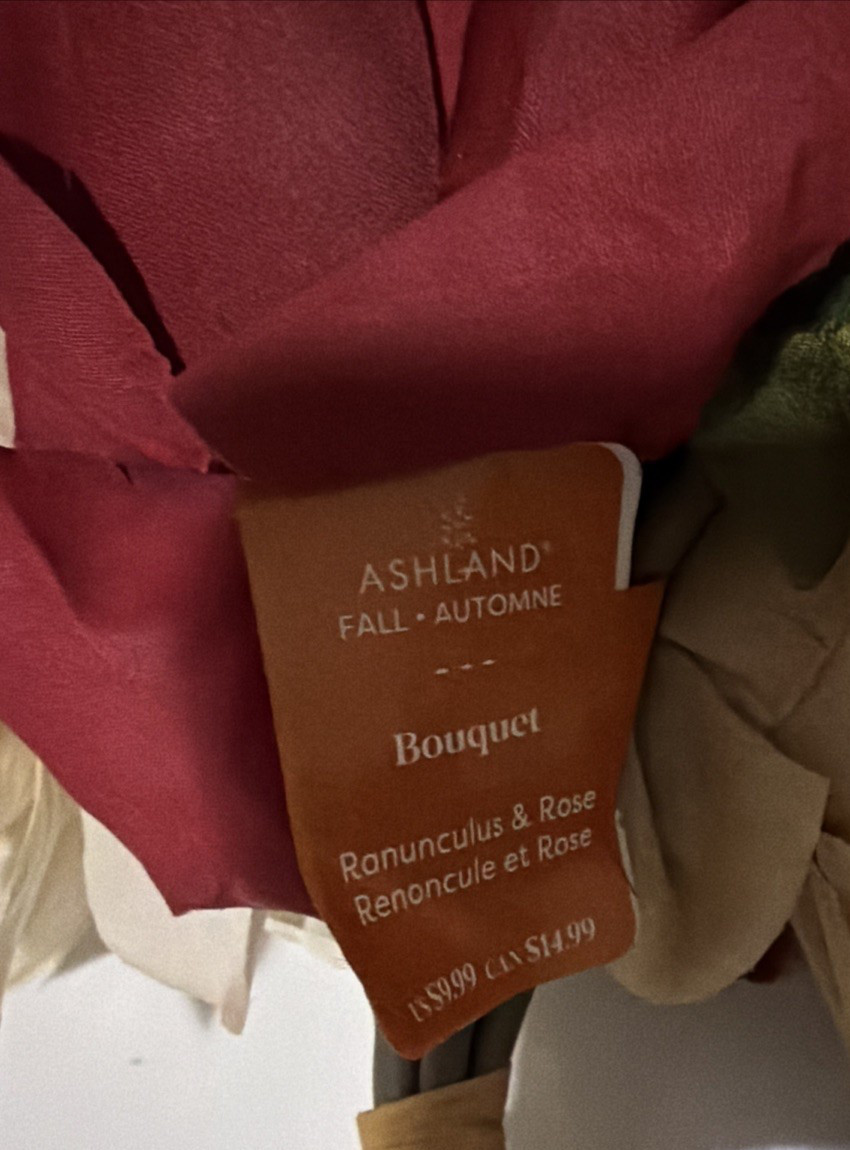 ASHLAND FALL 6 Bouquet SETS RONUNCULUS & ROSE Home Party Decor