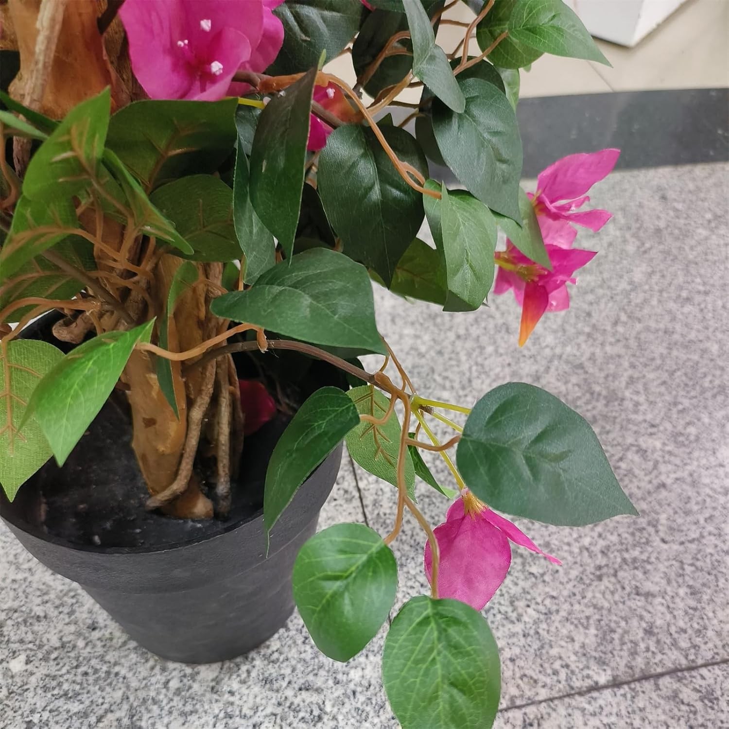Artificial Bougainvillea Tree with Flower Faux Realistic Fake Potted Plant 165cm