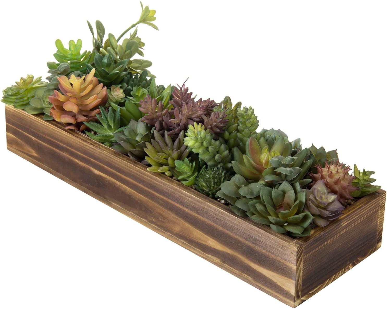 Artificial Succulent Centerpiece,15.75 Inch Faux Succulents Arrangement Plants
