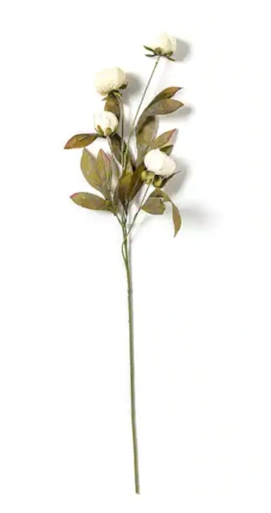 Brand New Viral Michael’s Ashland 28″ Cream Peony Stem – Set of 6