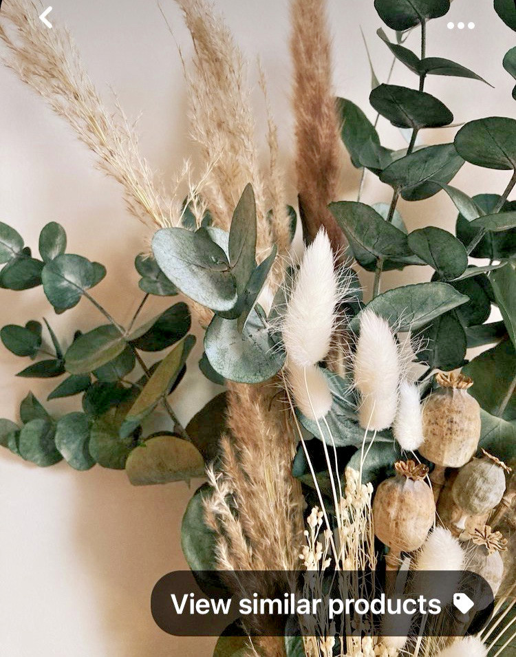 Natural Pampas Grass, 105 PCS Dried Flowers, Home, Wedding Decor Bouquets