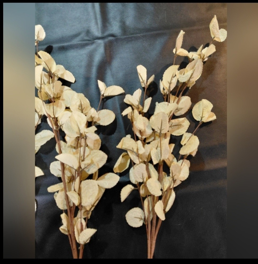 One Primrue 26″ Cream Faux Eucalyptus Stem – Boho Home Decor!