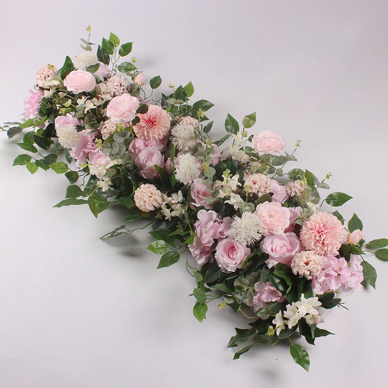 Flowers Row Wedding Supply DIY Rose Peony Wall Backdrop Arrangement Arch Decors