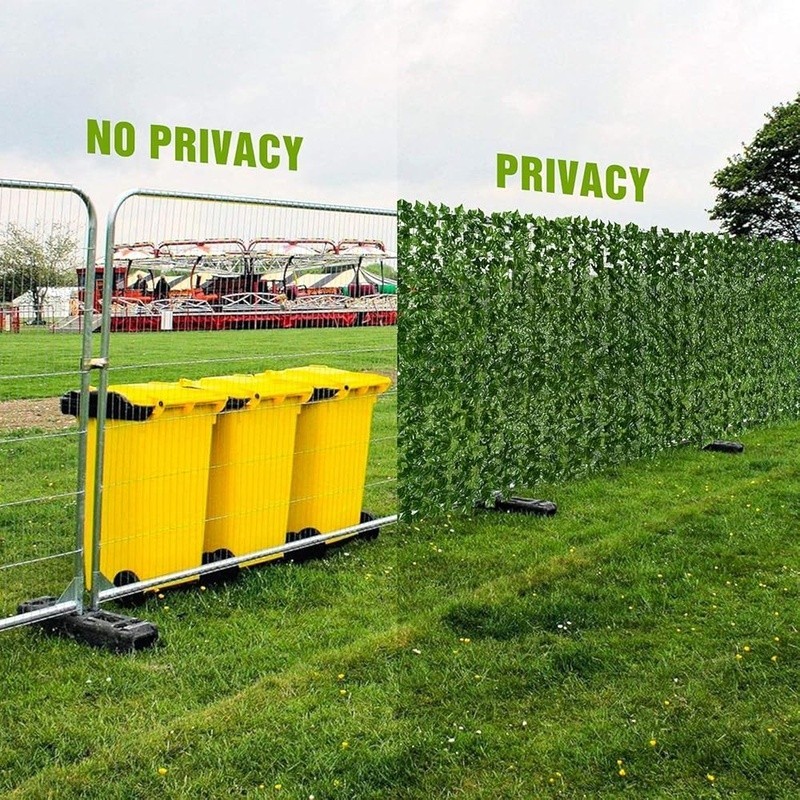 Artificial Ivy Leaf Privacy Fence Decor Garden Wall Panels Durable Greenery New