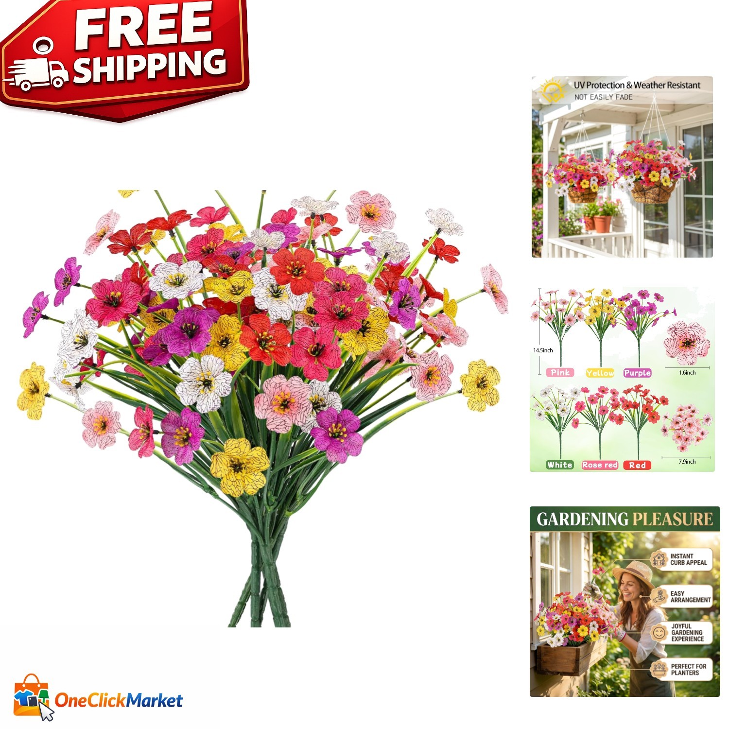 Eco-Friendly Artificial Plants – 6 Bundles for Long-Lasting Beauty Indoors & Out