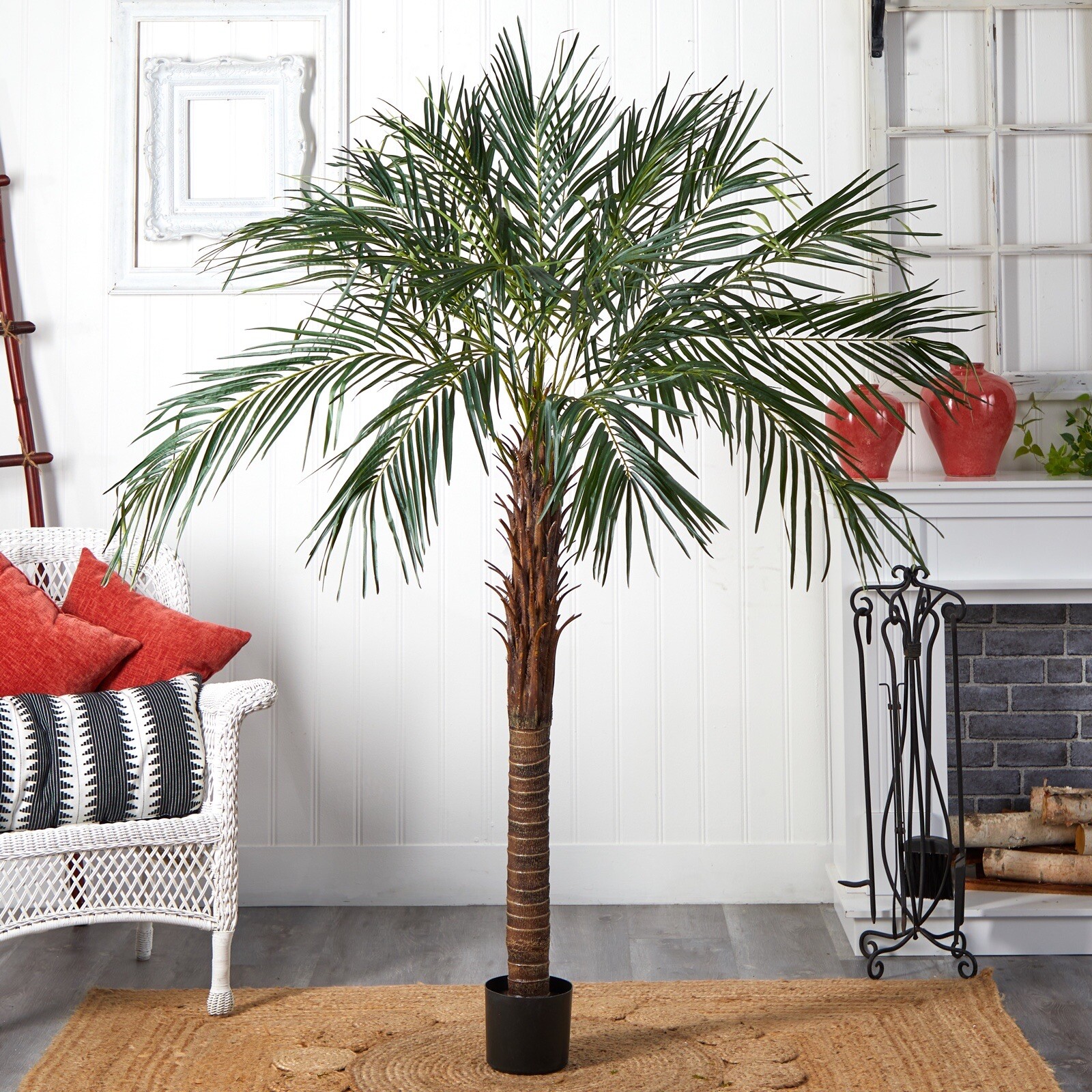 6′ Artificial Robellini Tropical Palm Tree Home Decor. Retail $279