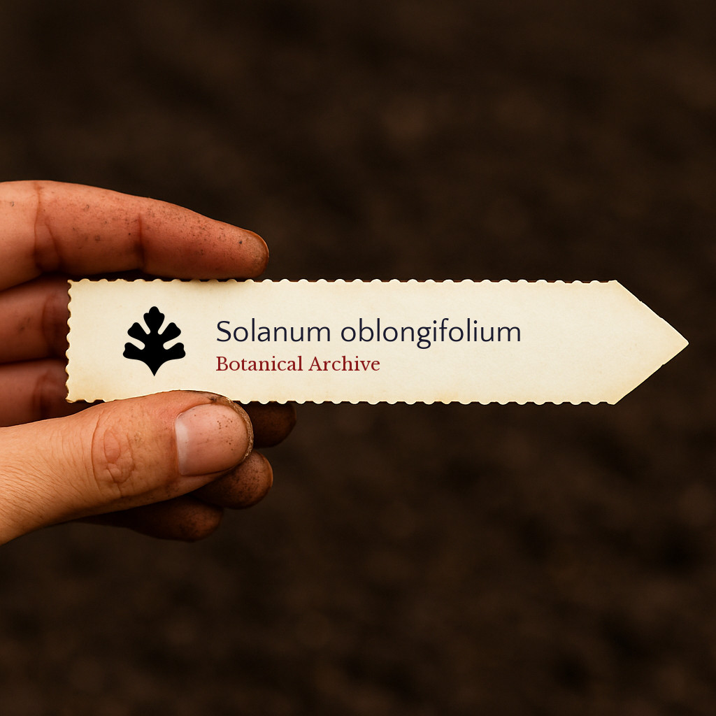 Solanum oblongifolium SEEDS – Potato tree | Oblong-leaf nightshade