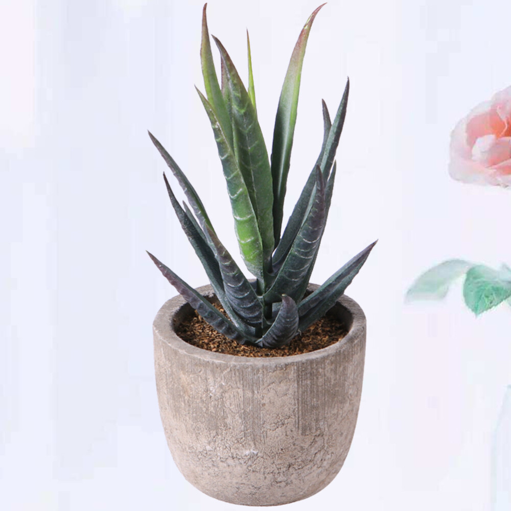 Potted Fake Plant Potted Fake Artificial Flower Small Fake Plants