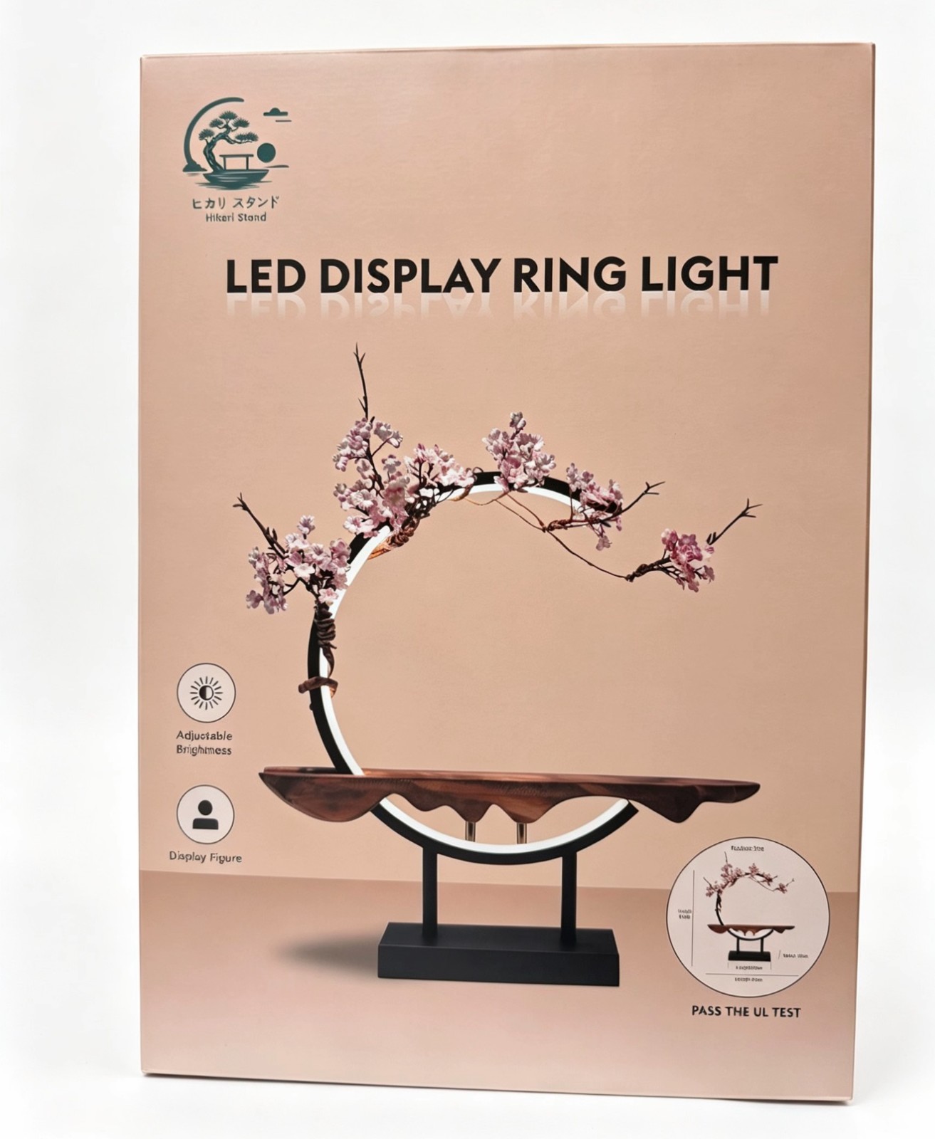 LED display ring light Ideal for Figure and Model Display (Guest Pine)