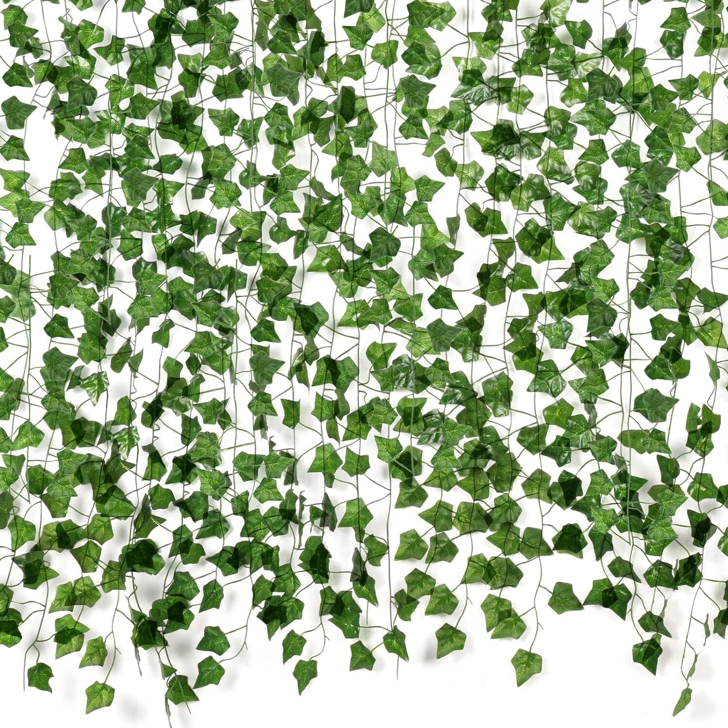 Fake Vines for Room Decor(12 Pack 84 Feet) Aesthetic Artificial Plant Ivy Leaves