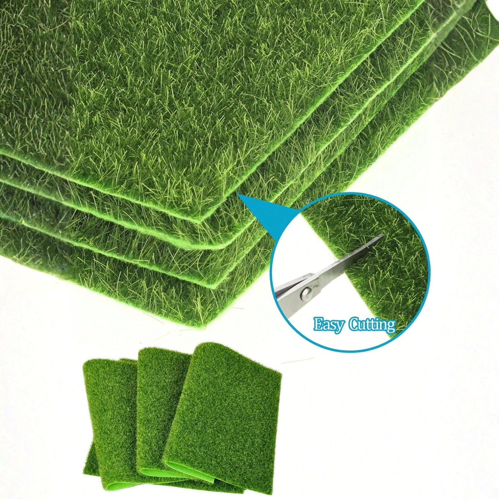 Artificial Grass Mats Wall Green Fake Grass Decor For Balcony Patio Decor Garden