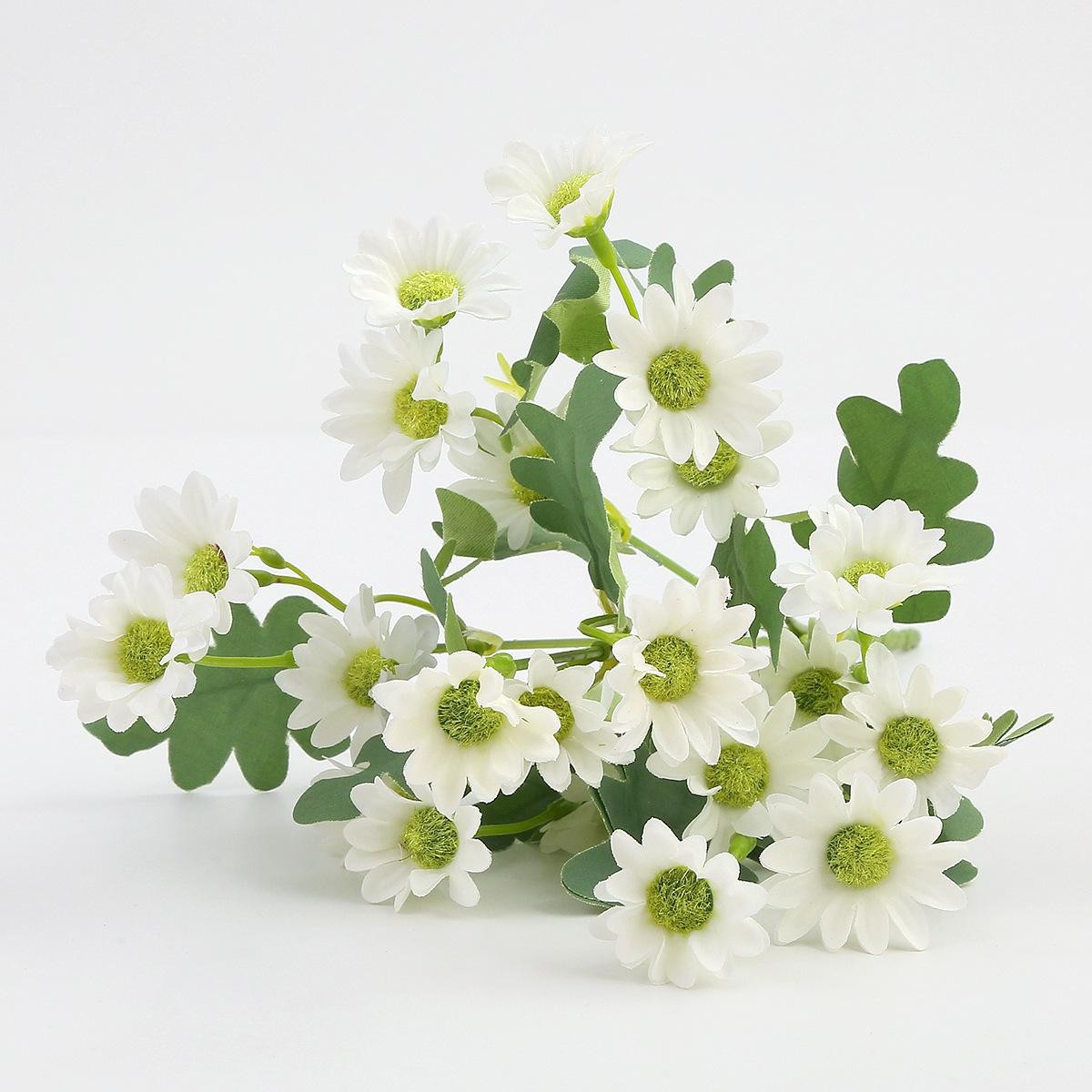 21 Head Sunflower Daisy Bouquet, Chamomile, Artificial Flowers, Wedding Decor