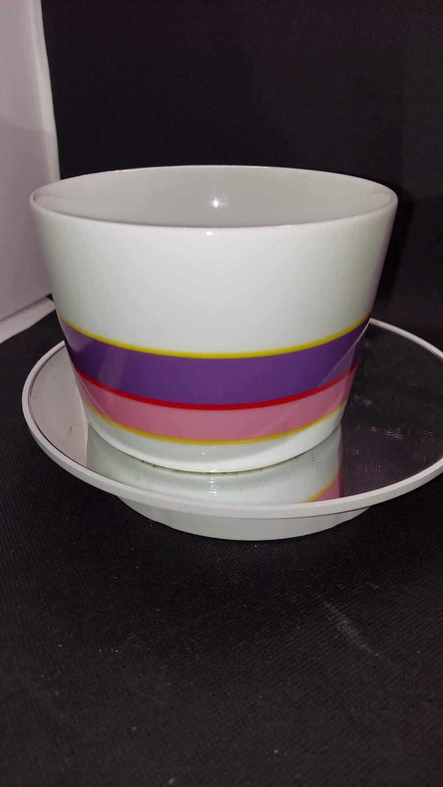 ESPECIALLY FOR YOU! F.T.D.A MADE IN JAPAN 1988 VASE Purple And PINK TOTALLY ’80S