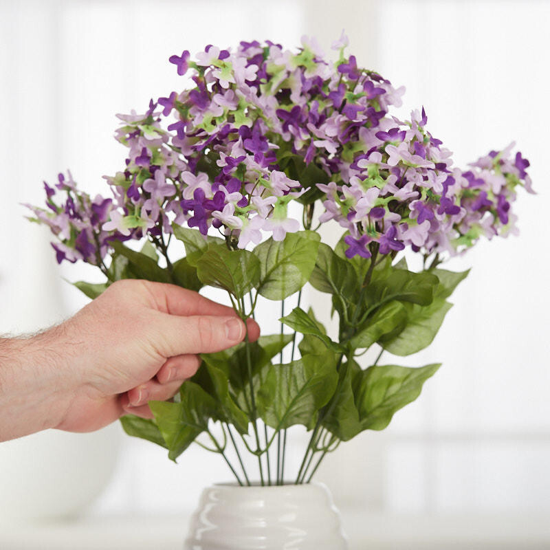 Lavender Artificial Lilac Bush