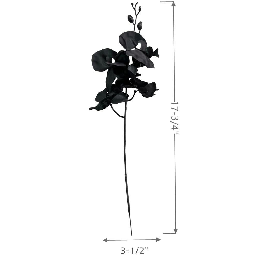 3Pcs Artificial Fake Flowers Butterfly Orchid, Silk Plant Real Touch phalaeno…