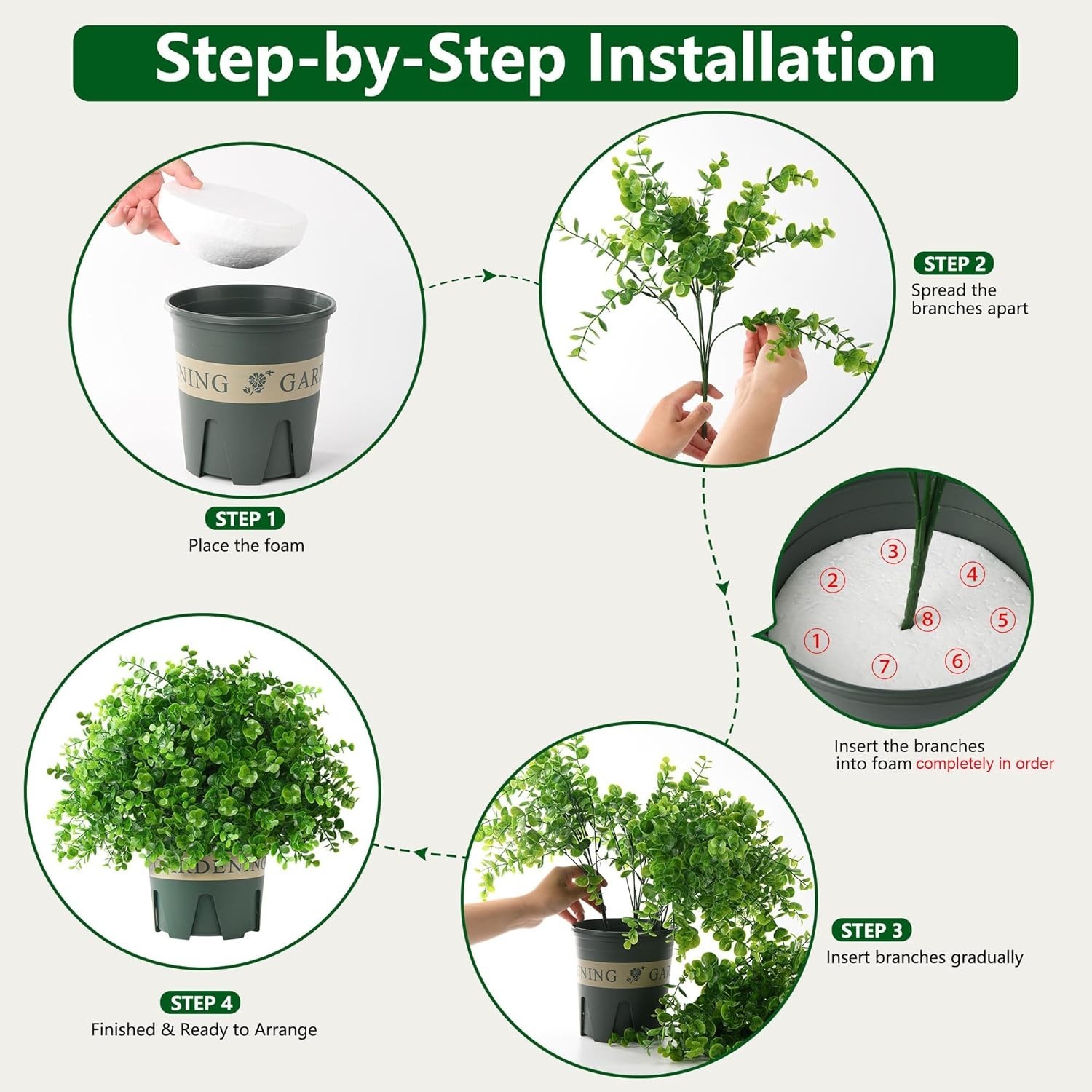 Elegant 14-Inch Potted Boxwood Topiaries – UV-Resistant Greenery for Any Space