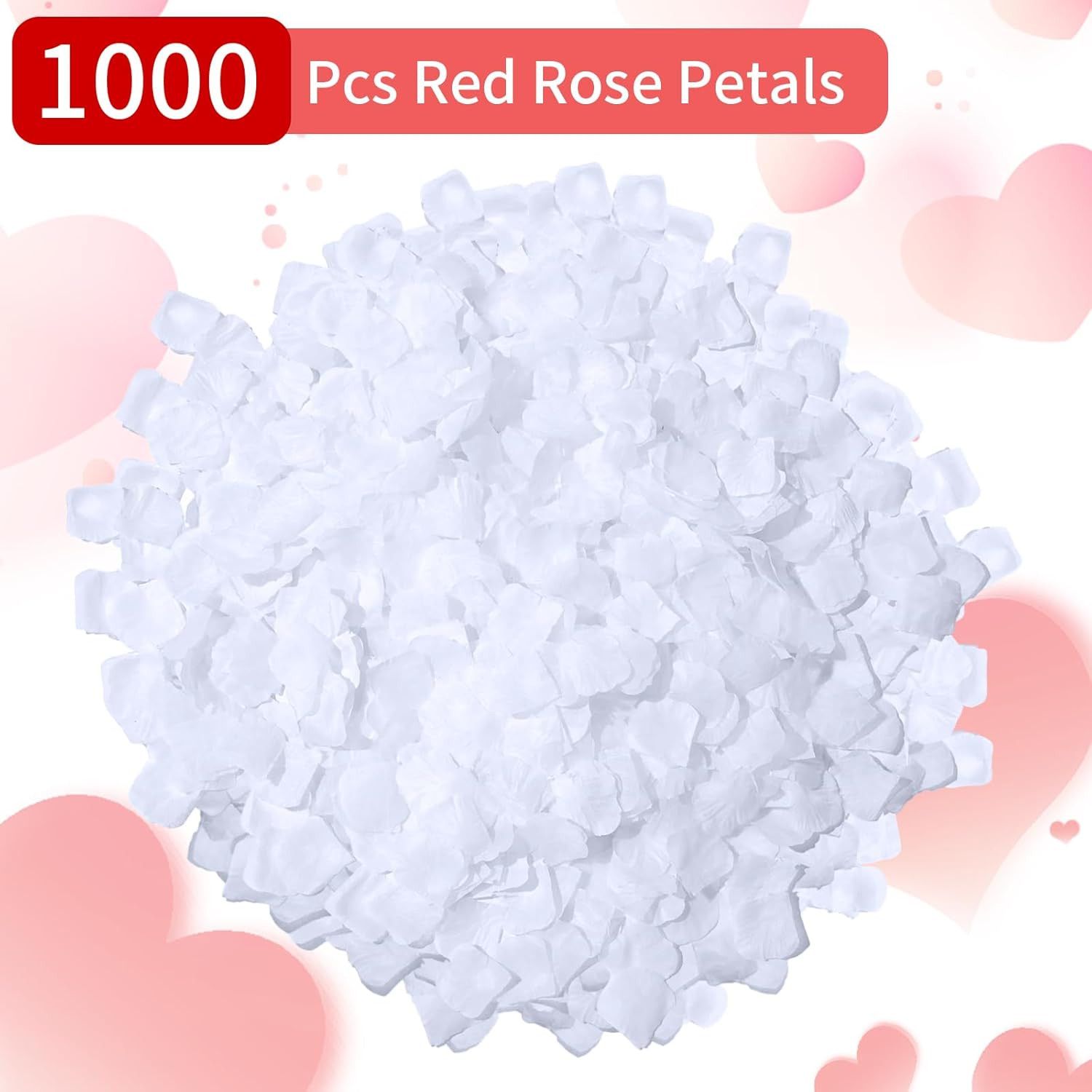 1000 Pcs Artificial Fake Rose Petals for Romantic Night Valentine’s Day Wedding