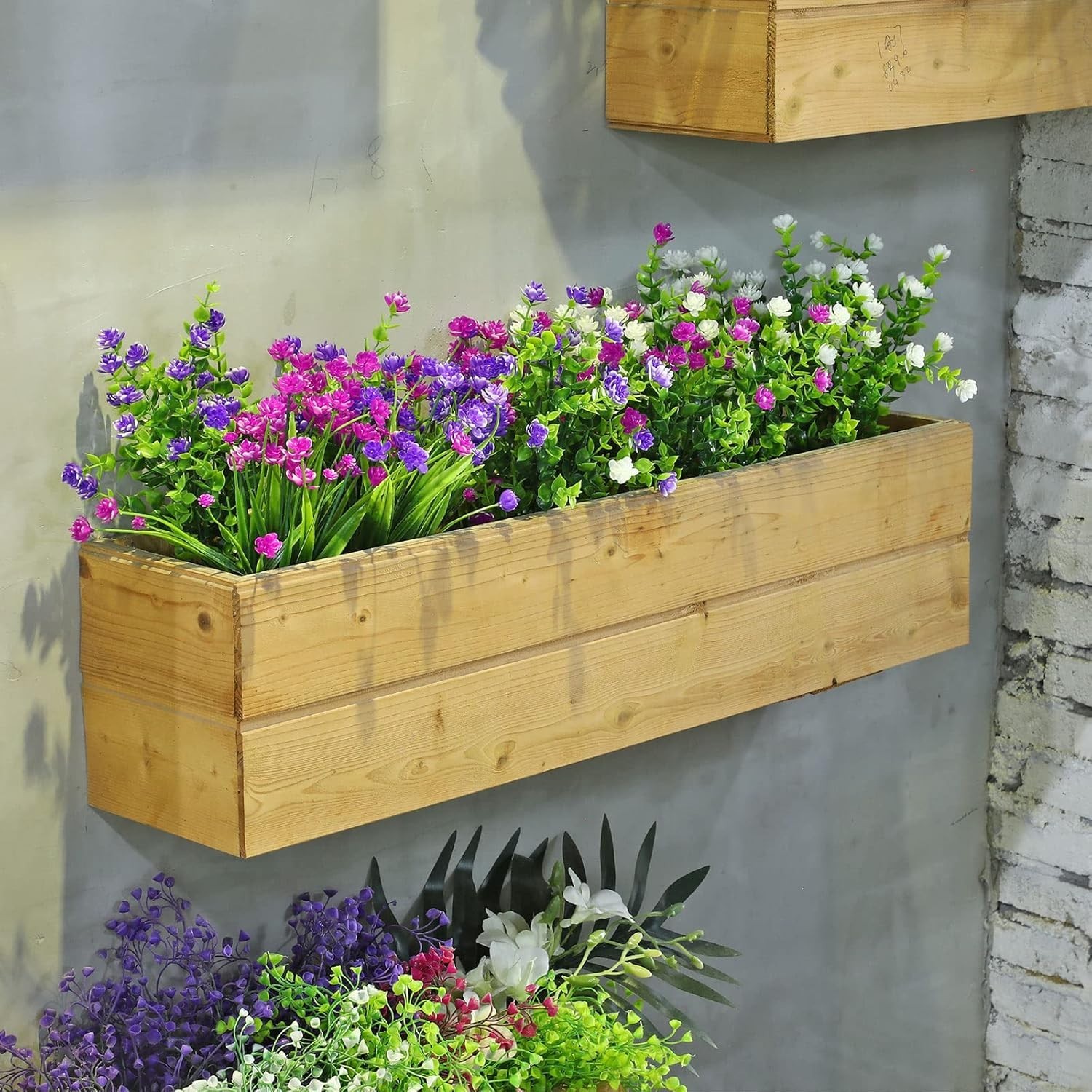 Elegant 12 Pack UV Resistant Faux Flowers – Perfect for Indoors & Outdoors