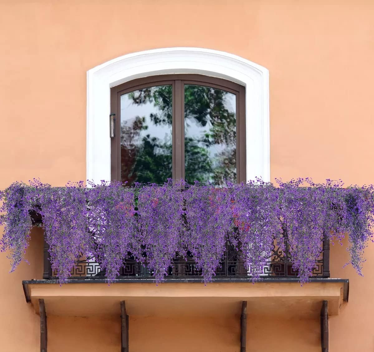 Eco-Friendly 4 PC Faux Hanging Ferns – Maintenance-Free Décor for Every Season