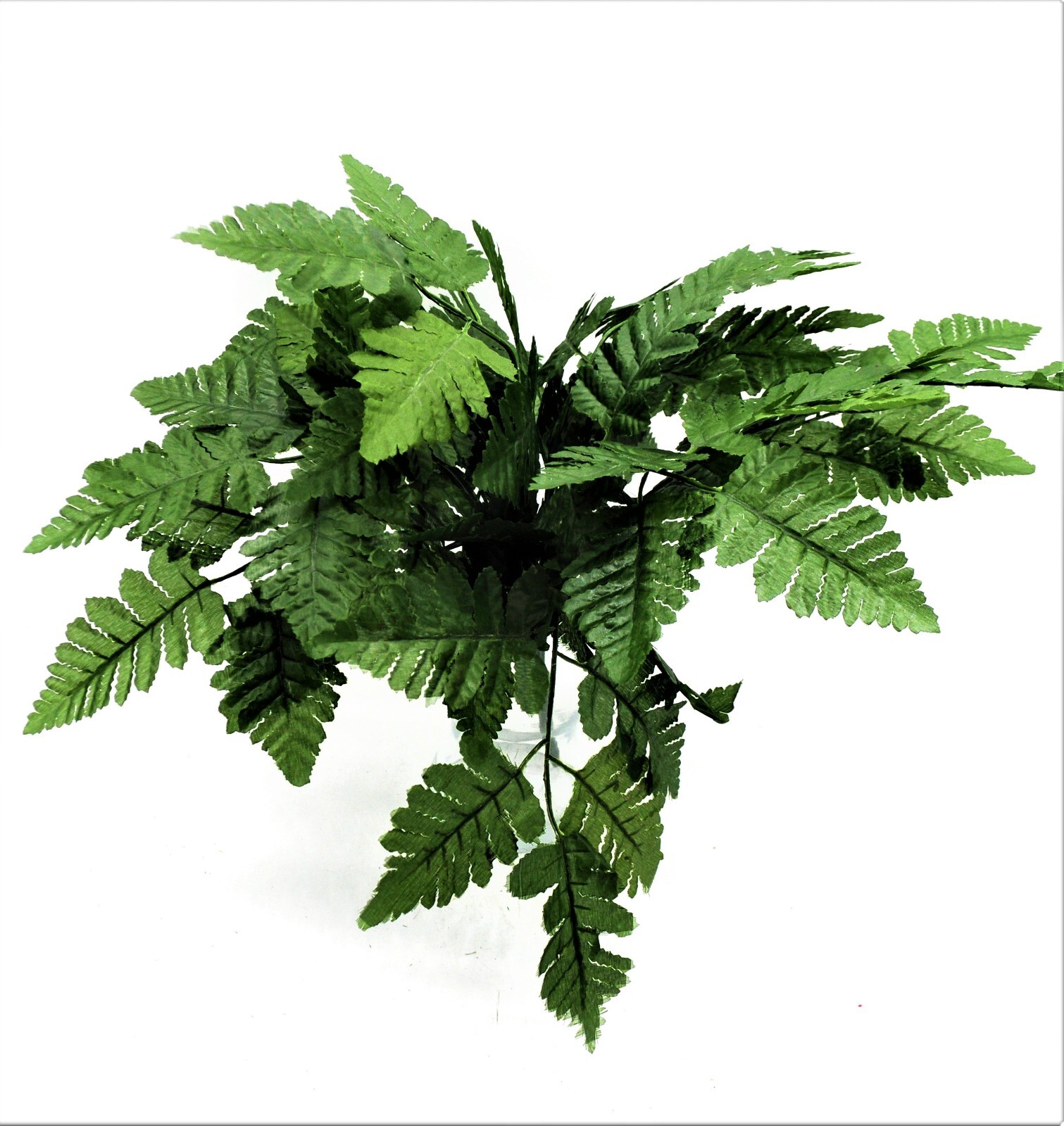 72 Sprays Artificial Silk Green Leather Fern Leaves 17″ Wedding Home Deco Party