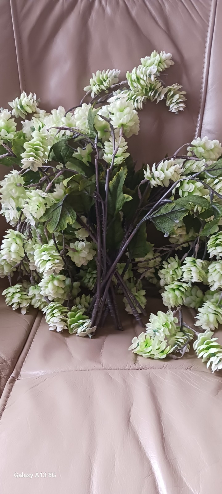 Artificial Hanging Hops Plant Cascading Flowers