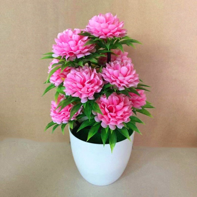Artificial Bonsai Decor Desk Display Indoor Office Plant Potted Wedding
