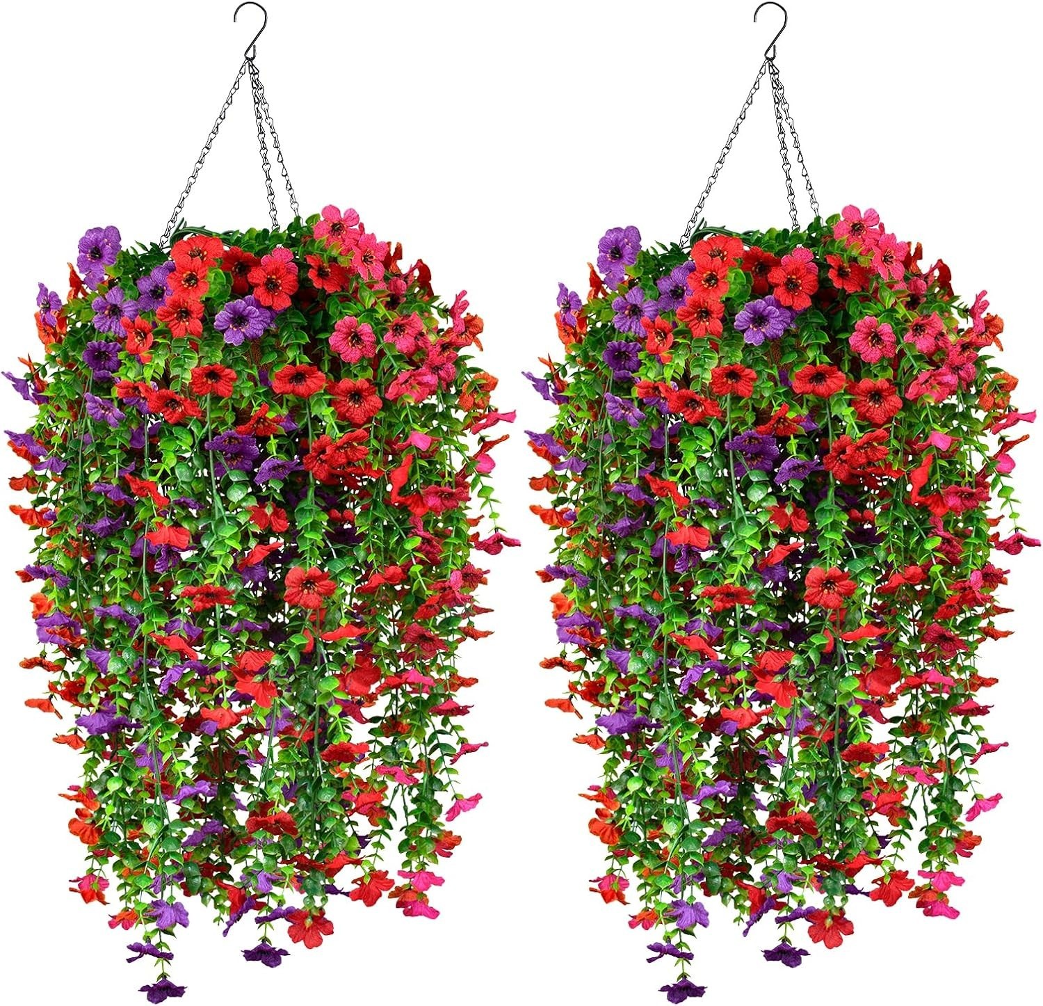 Lifelike 8 Bundle Hanging Daisy Flowers – Perfect for Indoor & Outdoor Decor
